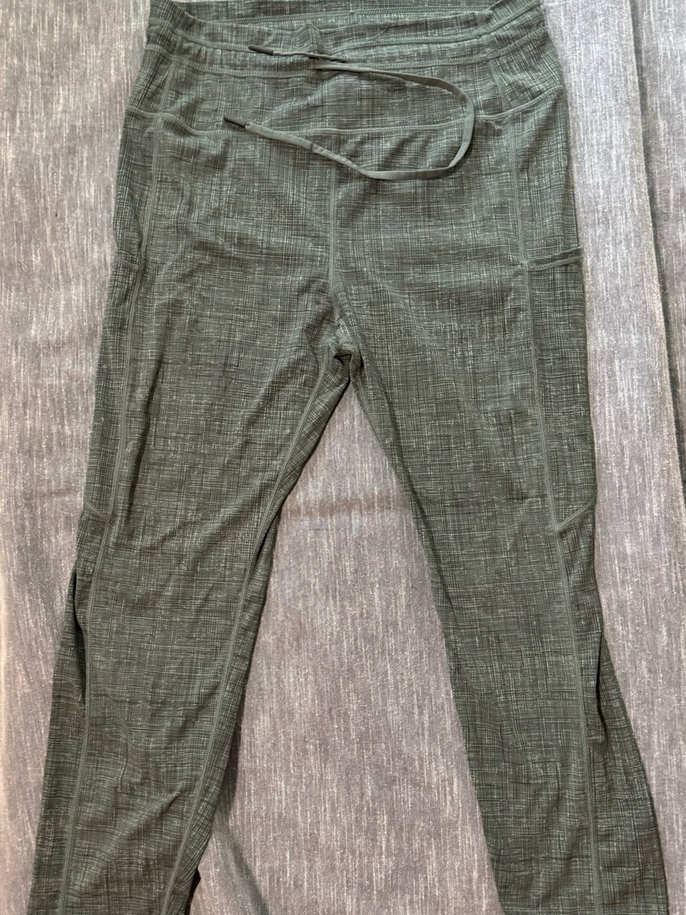 ZYIA Olive Green Drawstring Leggings